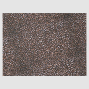 PAPEL DE SEDA PATRON DE GRANOS DE CAFÉ