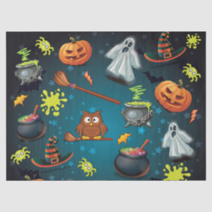 Papel De Seda Patrón de Halloween