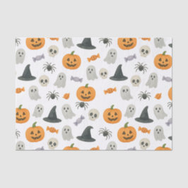 Papel De Seda Patrón de Halloween