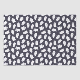 Papel De Seda Patrón de Halloween de ghosts amistosos