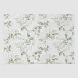 Papel De Seda Patrón de hoja botánica