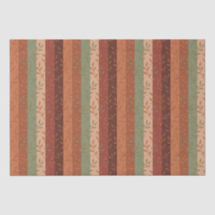 Papel De Seda Patrón De Hoja De Boho Decoración De Casa Rústica
