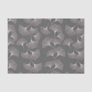 Papel De Seda Patrón de hoja de Ginkgo japonés