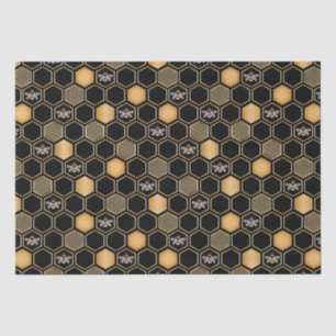 Papel De Seda Patrón de honeycomb