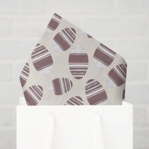 Papel De Seda Patrón de huevo de chocolate de Pascua