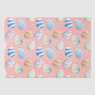 Papel De Seda Patrón de Huevos de Pascua Cute Pastel