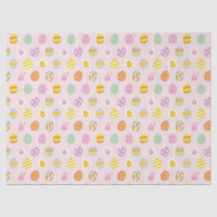 Papel De Seda Patrón de Huevos de Pascua Pastel Cute