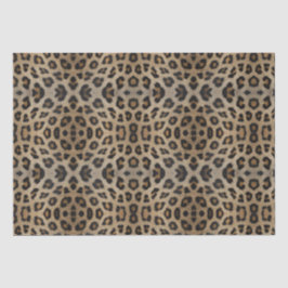 Papel De Seda Patrón de impresión animal de piel de chita de leo