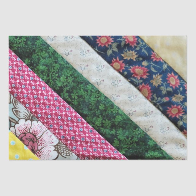 Papel De Seda Patrón de impresión curvo (Anverso)