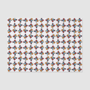 Papel De Seda Patrón de impresión de Kaleidoscope abstracto