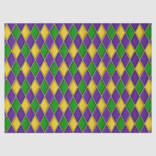 Papel De Seda Patrón de impresión del Harlequin de Diamantes de