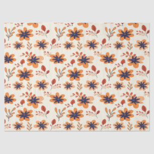 Papel De Seda Patrón de infiltración de color de agua caída flor