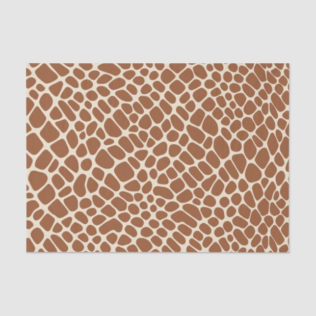 Papel De Seda Patrón de jirafa (Anverso)