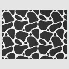 Papel De Seda Patrón de jirafa blanco y negro