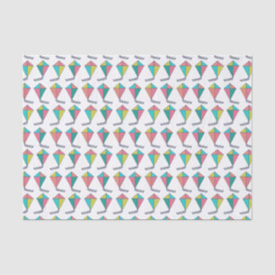 Papel De Seda Patrón de Kite Retro