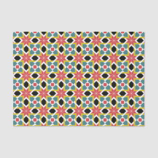 Papel De Seda Patrón de la Cruz Roja Verde Negra de Saldo Mediev