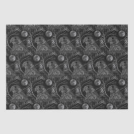 Papel De Seda Patrón de la luna llena del halcón