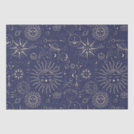 Papel De Seda Patrón de la Marina de Astronomía Celestial