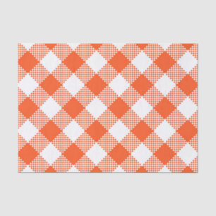 PAPEL DE SEDA PATRÓN DE LA PLACA ROJA Y BLANCA