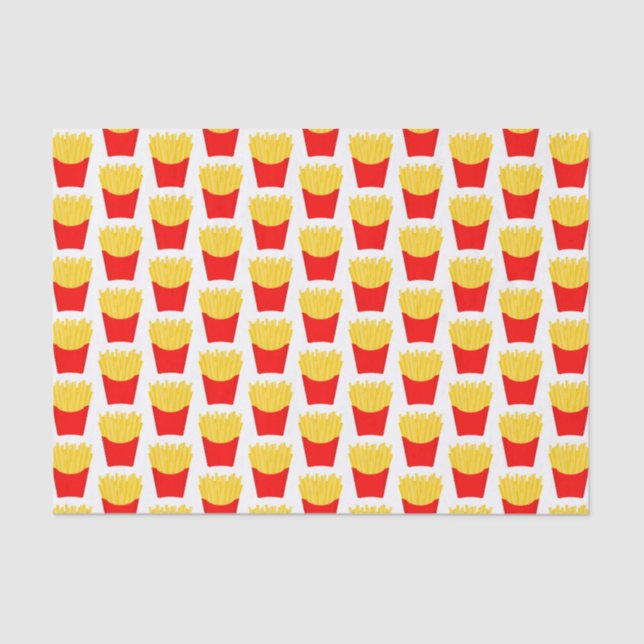 Papel De Seda Patrón de las Fries francesas (Anverso)