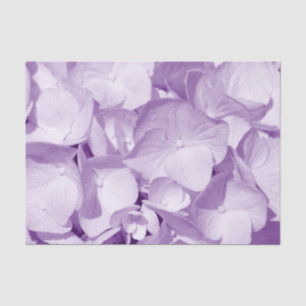 Papel De Seda Patrón de lavanda hidrangea