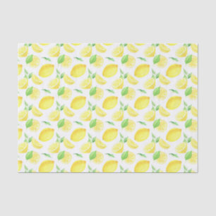 Papel De Seda Patrón de lemas amarillos y verdes