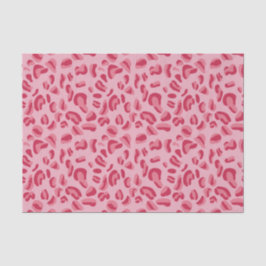 Papel De Seda Patrón de leopardo rosa