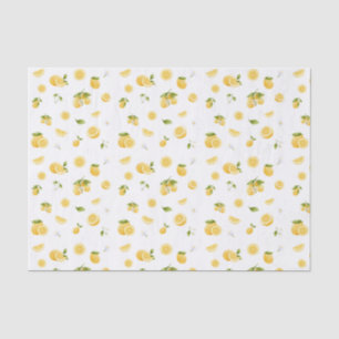 Papel De Seda Patrón de limón