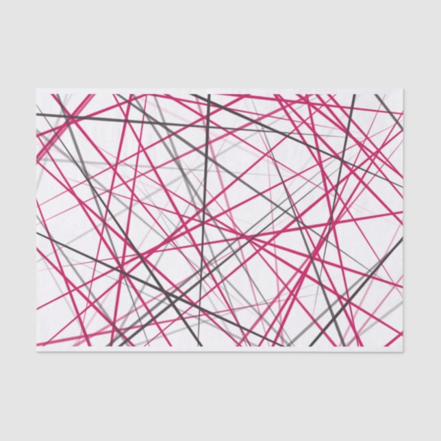 Papel De Seda Patrón de línea complicada (Anverso)