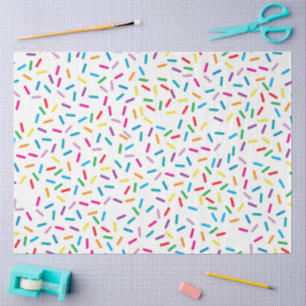 Papel De Seda Patrón de Lluvia de Colores