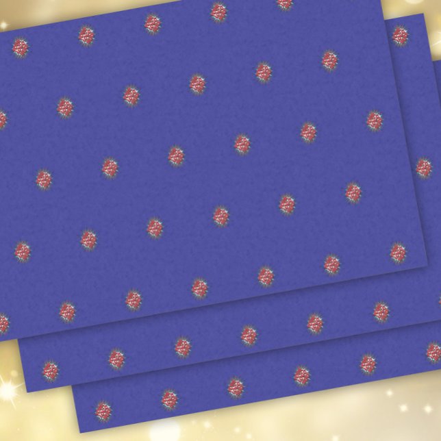 Papel De Seda Patrón de logotipo de personalizado Promoción azul (Subido por el creador)