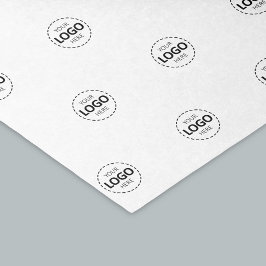 Papel De Seda Patrón de logotipo de personalizado Promoción blan