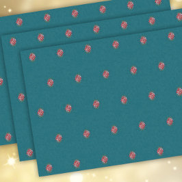 Papel De Seda Patrón de logotipo de personalizado Promoción Verd