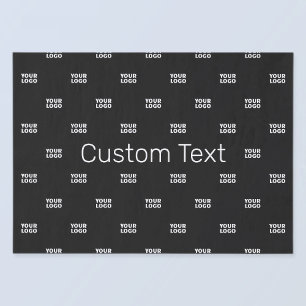 Papel De Seda Patrón de logotipo o diseño moderno con cualquier