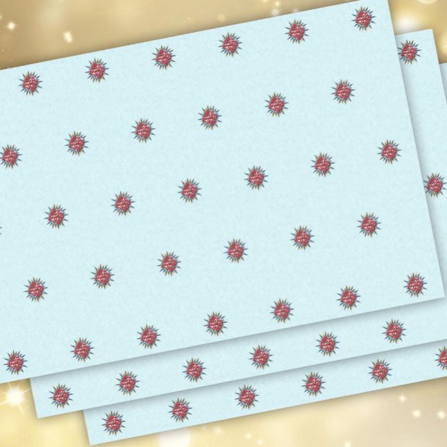 Papel De Seda Patrón de logotipo personalizado azul pálido promo (Subido por el creador)