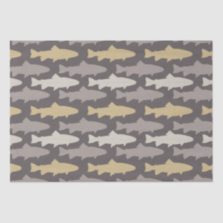 Papel De Seda Patrón de Luces de Pesca