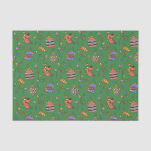 Papel De Seda Patrón de Luces de Snack Navideño de Scooby-Doo