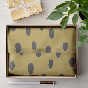 Papel De Seda Patrón de lunares dibujado a mano adorable