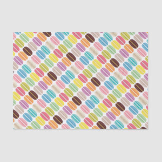 Papel De Seda Patrón de macarras franceses arcoiris