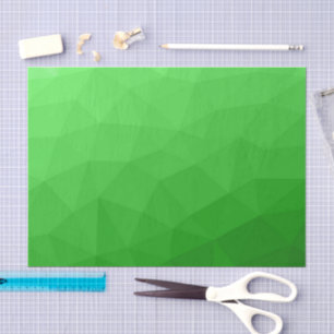 Papel De Seda Patrón de malla geométrica con gradiente verde cla