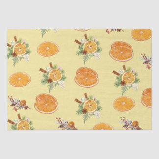 Papel De Seda Patrón de Mandarins