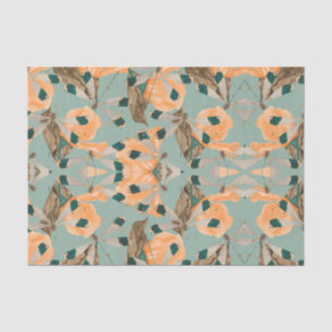 Papel De Seda Patrón de mariposa floral