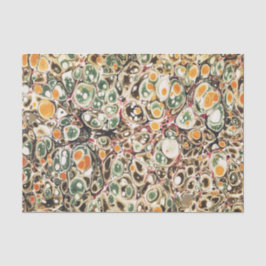 Papel De Seda Patrón de mármol amarillo anaranjado de contraste