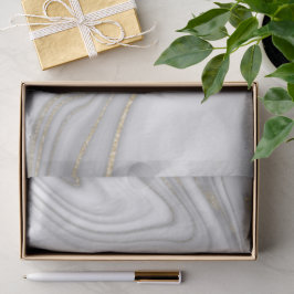Papel De Seda Patrón de mármol con brillo de oro líquido elegant