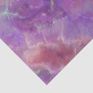 Papel De Seda Patrón de mármol púrpura y plata
