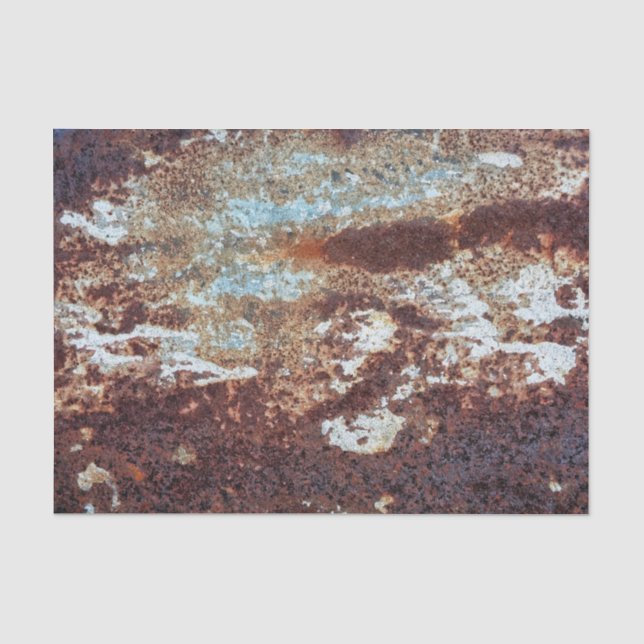 Papel De Seda Patrón de metal muy oxidado (Anverso)