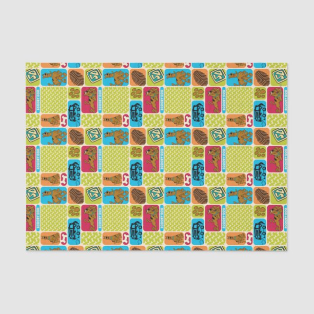 Papel De Seda Patrón de misterio Scooby-Doo (Anverso)