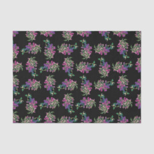 Papel De Seda Patrón de Moda Noir Garden de medianoche