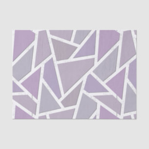 Papel De Seda Patrón de mosaico de lavanda