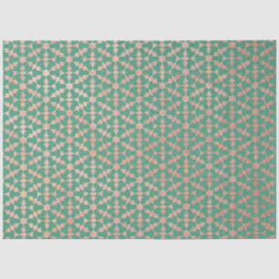 Papel De Seda Patrón de mosaico geométrico étnico marroquí